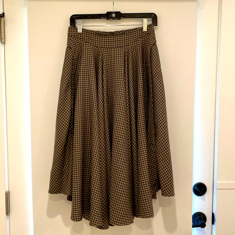 Pendleton shepherd’s check skirt